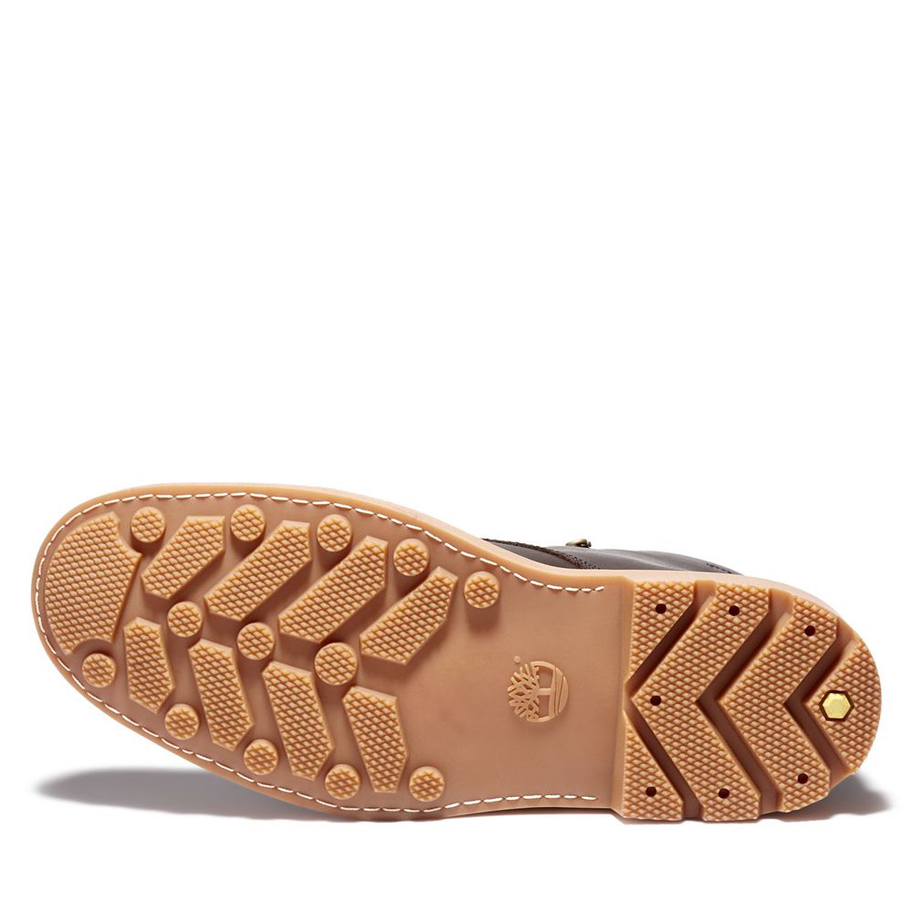 Botas Masculino - Timberland 6-Inch Belanger Ek+ Impermeavel - ESCKD6537 - Marrom Escuro